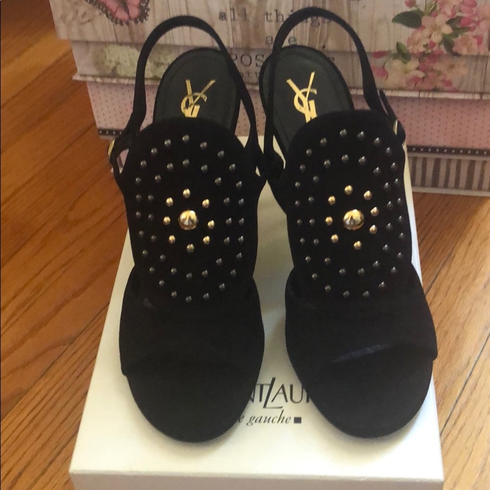Yves Saint Laurent Black Sandal